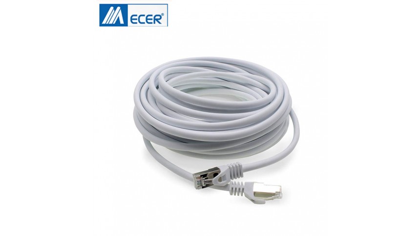 Câble réseau Ethernet  RJ45 10m Gigabit catégorie 7 - 10Gbps 600mhz